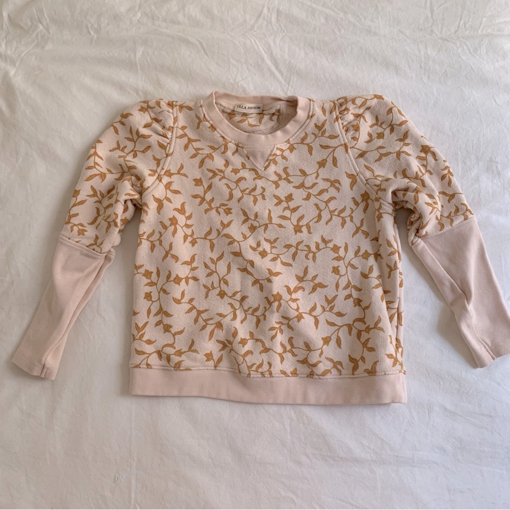 Girls Ulla Johnson Phoebe Puff-Sleeve Sweatshirt
